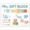 LFA-273 Retail Display Charm Blocks | 0.125Acrylic Contour