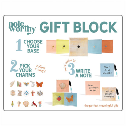 LFA-273 Retail Display Charm Blocks | 0.125Acrylic Contour