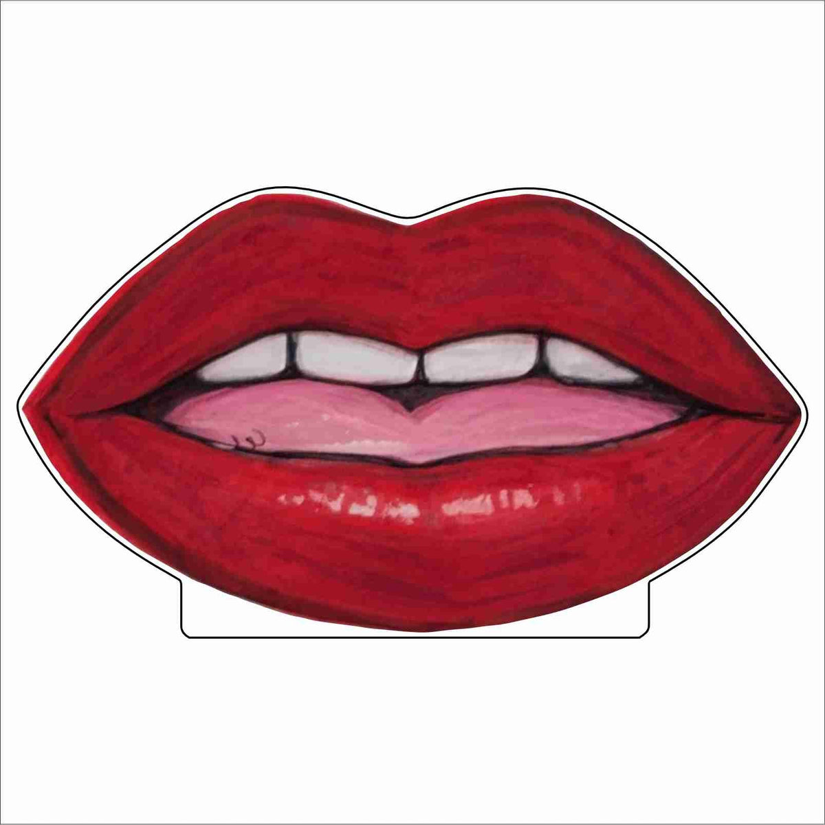 ECA-117 Red Smooches Mini | 0.50Acrylic Mini Contour