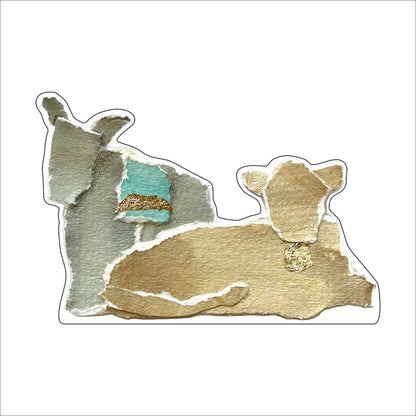 JOA-002 A Thrill of Hope - Cow | 0.75in. Acrylic Contour