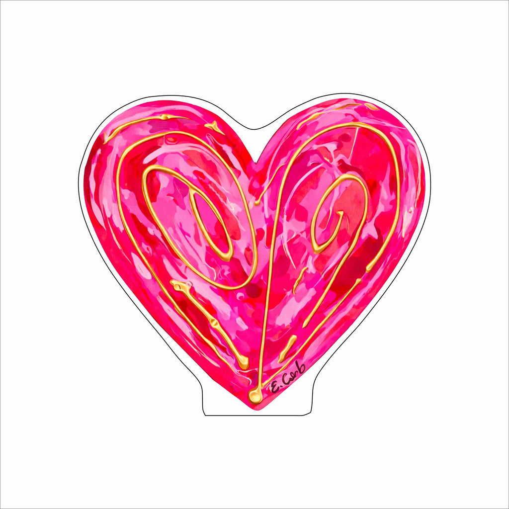 ECA-046 Love heart | 0.75Acrylic Contour