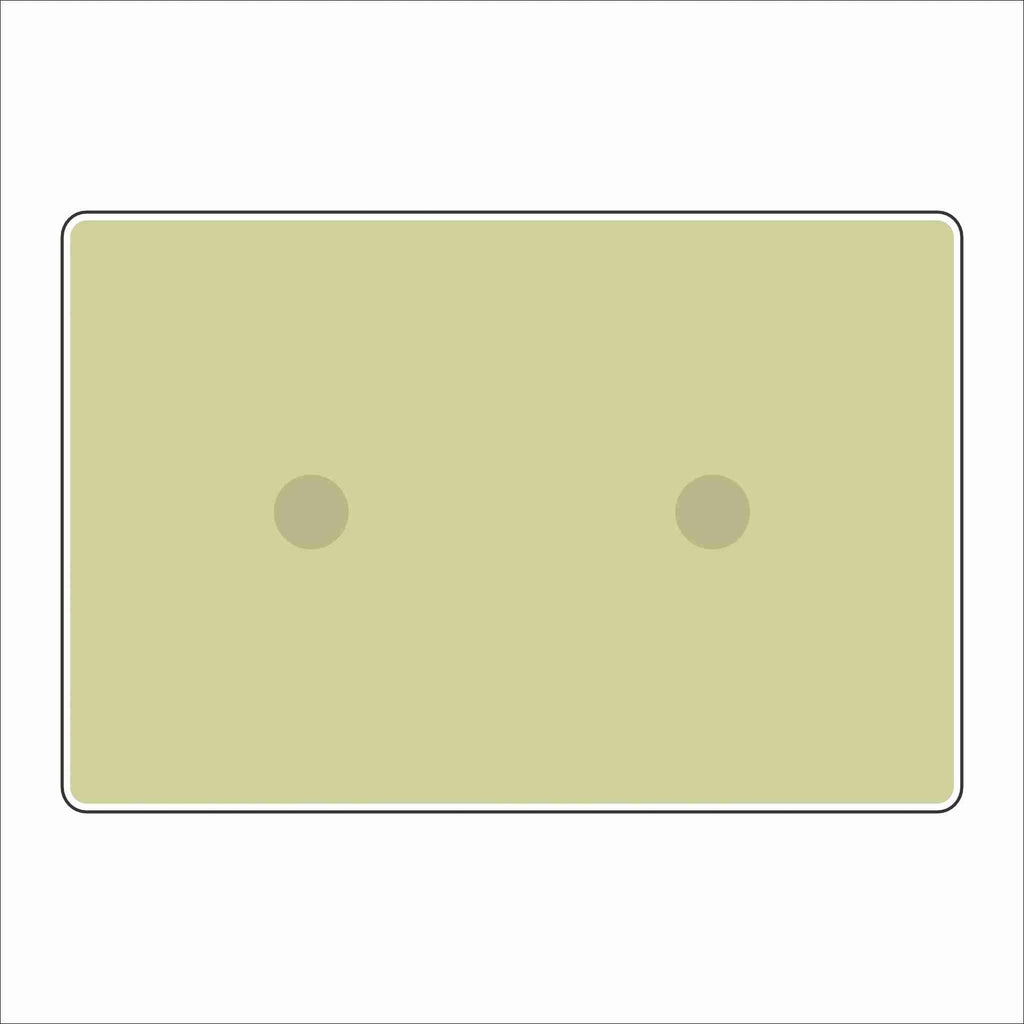 LFA-235 Green Double Charm Base | 4x6 | 0.75Acrylic Charm Base with Steel Discs