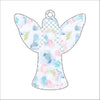AWA-029 Angel A Ornament | 0.25in. Acrylic Ornament |