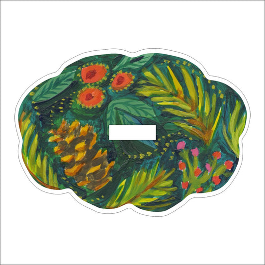 Pinecone & Holly LG Stand | 0.50in. Acrylic