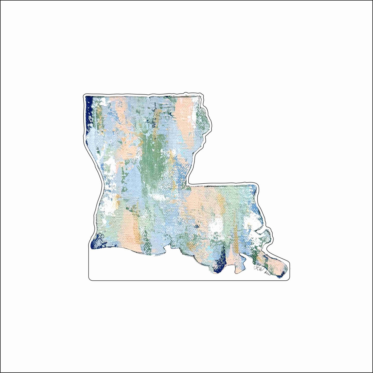 LFW-017 Louisiana | 0.75Acrylic Contour