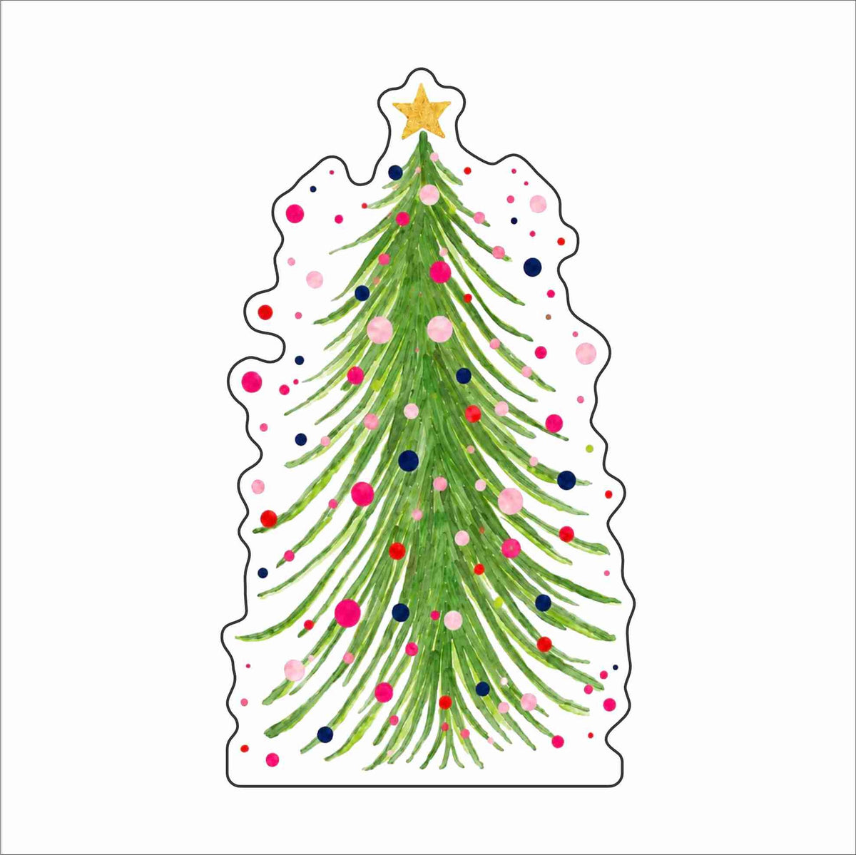 LMB-032 Deck the Halls Contour | 0.75Acrylic Contour