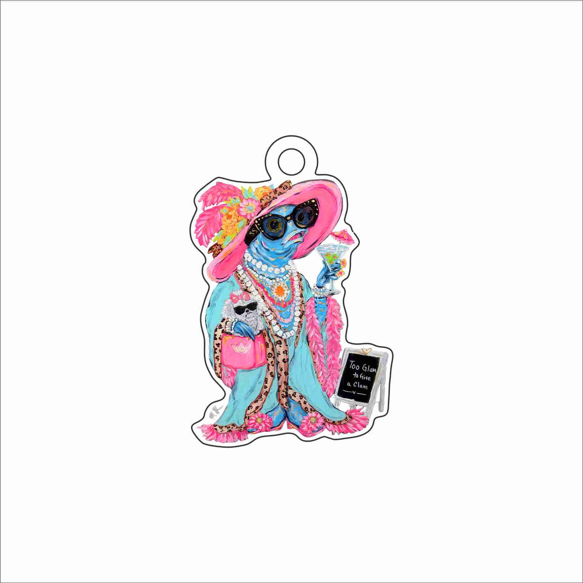 MTA-007 Eccentric Aunt Ornament | 0.25Acrylic Ornament