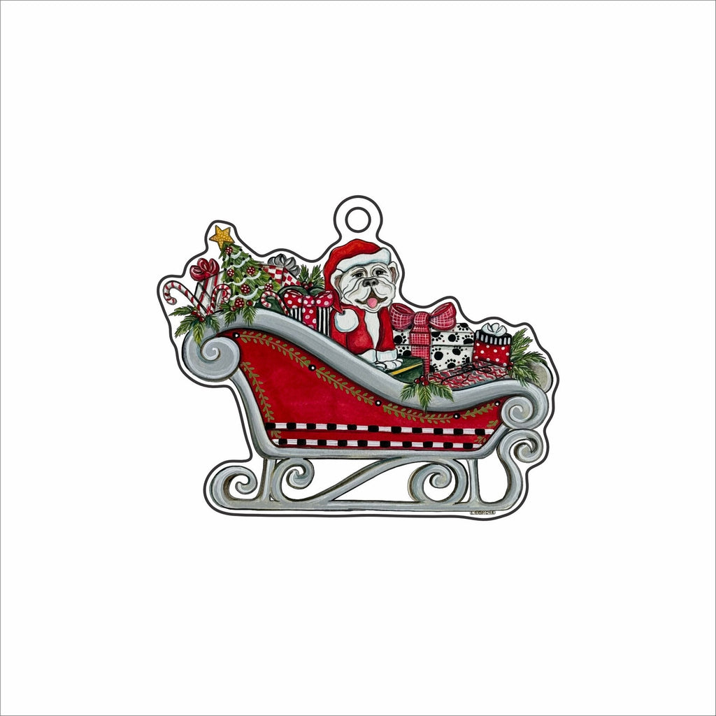 DGA-034 Bulldog Seligh Ornament | 0.25Acrylic Ornament