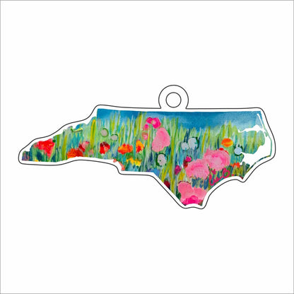 LBR-120 NC State Sylvia Ornament | 0.25Acrylic Ornament |