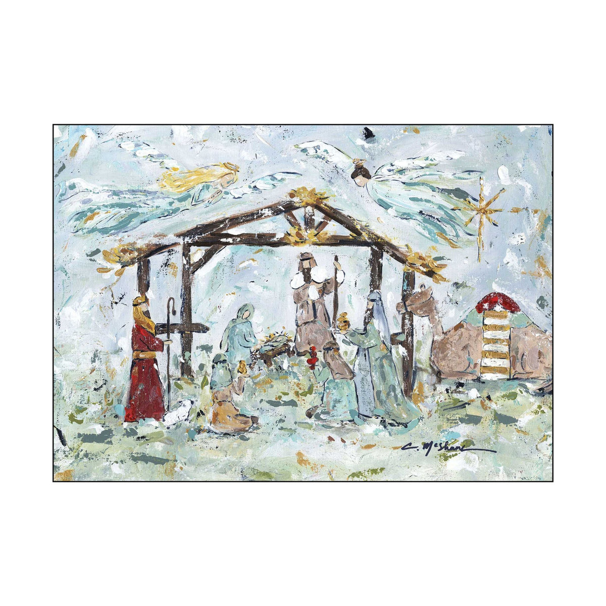 Nativity 5x7 | 0.75in. Acrylic Cutout | Case Bundle any 10+ (Pack of 1)