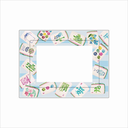 MCA-041 Blue Mahj Frame | 0.25Acrylic Picture Frame