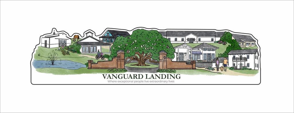 CRA-003  Vanguard Landing Skyline | 0.75Acrylic Contour |