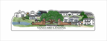 CRA-003  Vanguard Landing Skyline | 0.75Acrylic Contour |