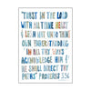 Proverbs Blue 5x7  | 0.75in. Acrylic Cutout | Case Bundle any 10+ (Pack of 1)