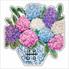 PPP-011 Her Hydrangeas Make Her Happy Colorful | 0.75Acrylic Contour
