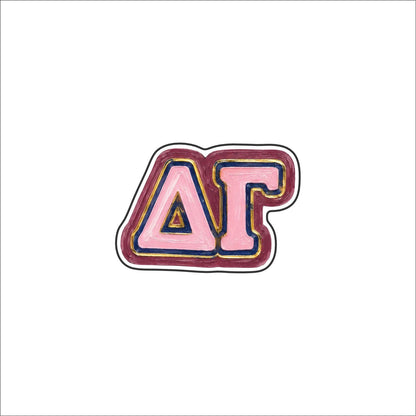 LFA-287 Delta Gamma Sorority Magnet | 0.125Acrylic Magnet