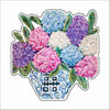 PPP-012 Her Hydrangeas Make Her Happy Colorful Mini | 0.50Acrylic Mini Contour