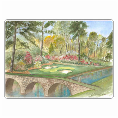 MDP-010 Ginny's Golden Bell Block | 0.75Acrylic Block