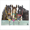3 Horses | 0.75in. Acrylic Cutout | Case (any 10+)