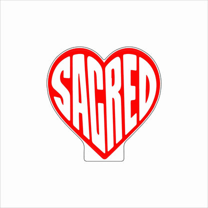 FSN-004 Sacred Heart | 0.75Acrylic Contour