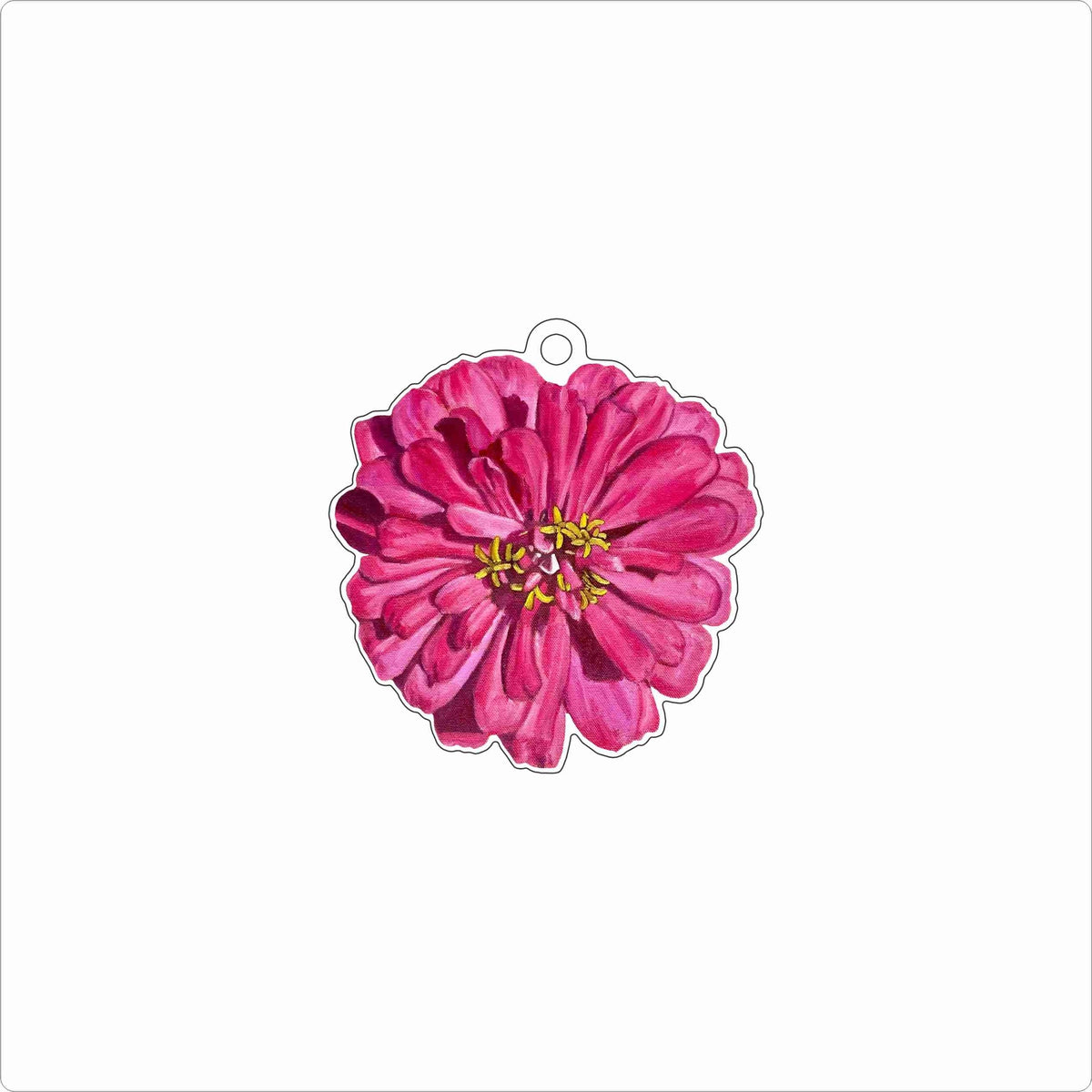 CSR-005 Pink Flower Ornament | 0.25Acrylic Ornament