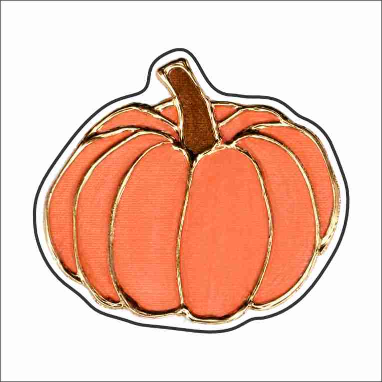 LFA-261 Pumpkin Magnet | 0.125Acrylic Magnet