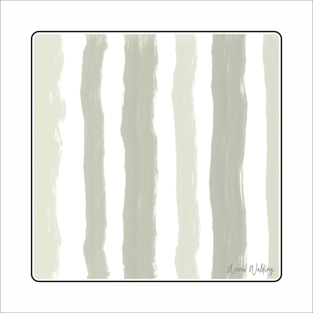 AWA-118 Green Strip Base | 0.75Acrylic Charm Base with Steel Disc