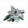 LBN-001 Blue Magnolias | 0.75Acrylic Contour