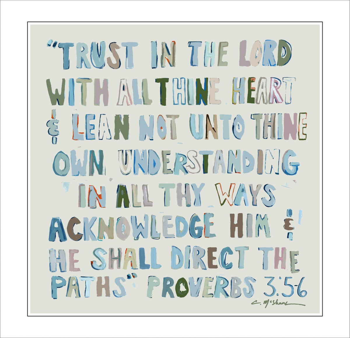 Proverbs Neutral | 0.75in. Acrylic Cutout | Case Bundle any 10+