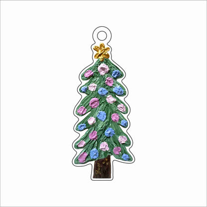 JPA-051 Christmas Tree Ornament 2026 | 0.25Acrylic Ornament