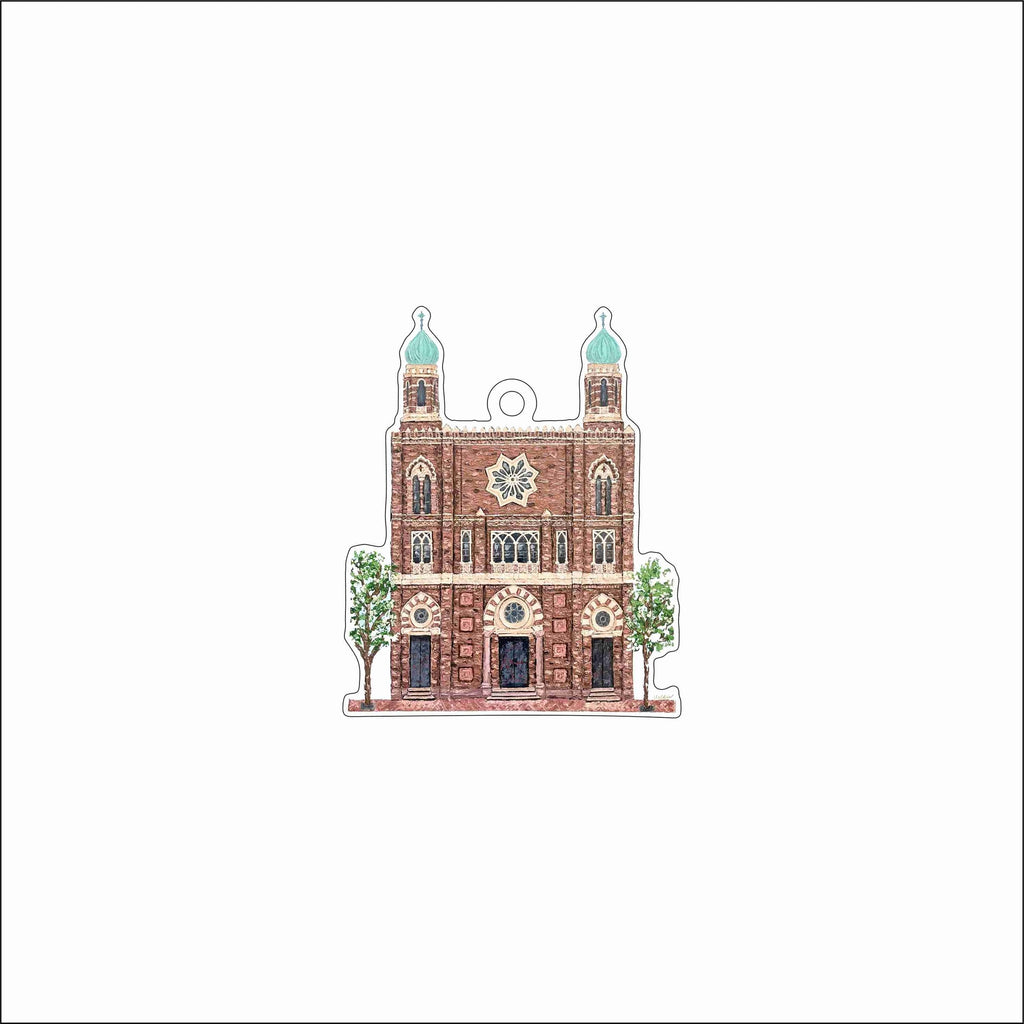LFW-021 Immaculate Conception Church Ornament | 0.75Acrylic Contour
