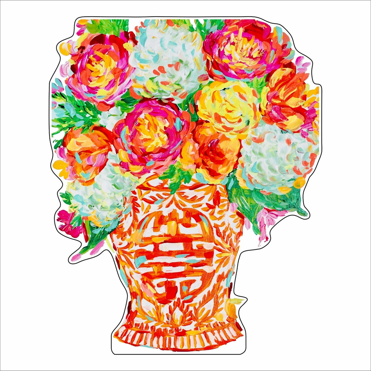 AHC-001 Flower Vase | 0.75Acrylic Contour |