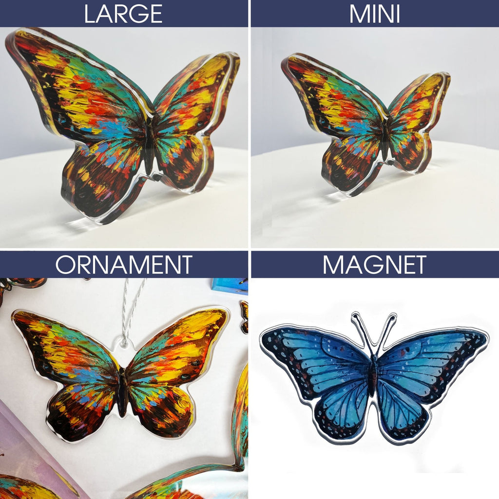 Acrylic Cutout Bundle | Large, Mini, Ornament, Magnet | PHP Prototypes
