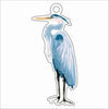 HNF-009 Heron Ornament | 0.25Acrylic Ornament