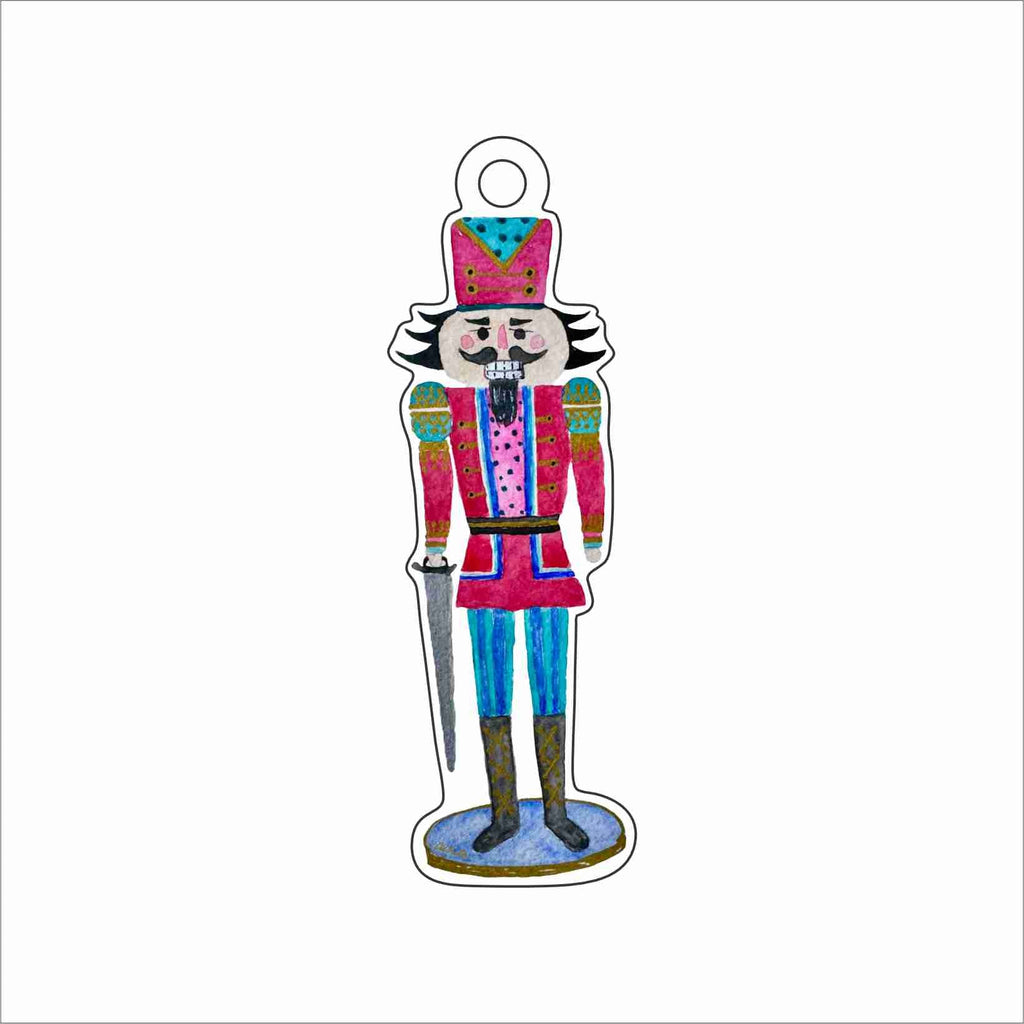 CWM-025 Red Nutcracker Ornament | 0.25Acrylic Ornament