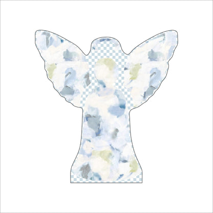 AWA-021 Angel B Cutout | 0.75in. Acrylic Cutout |