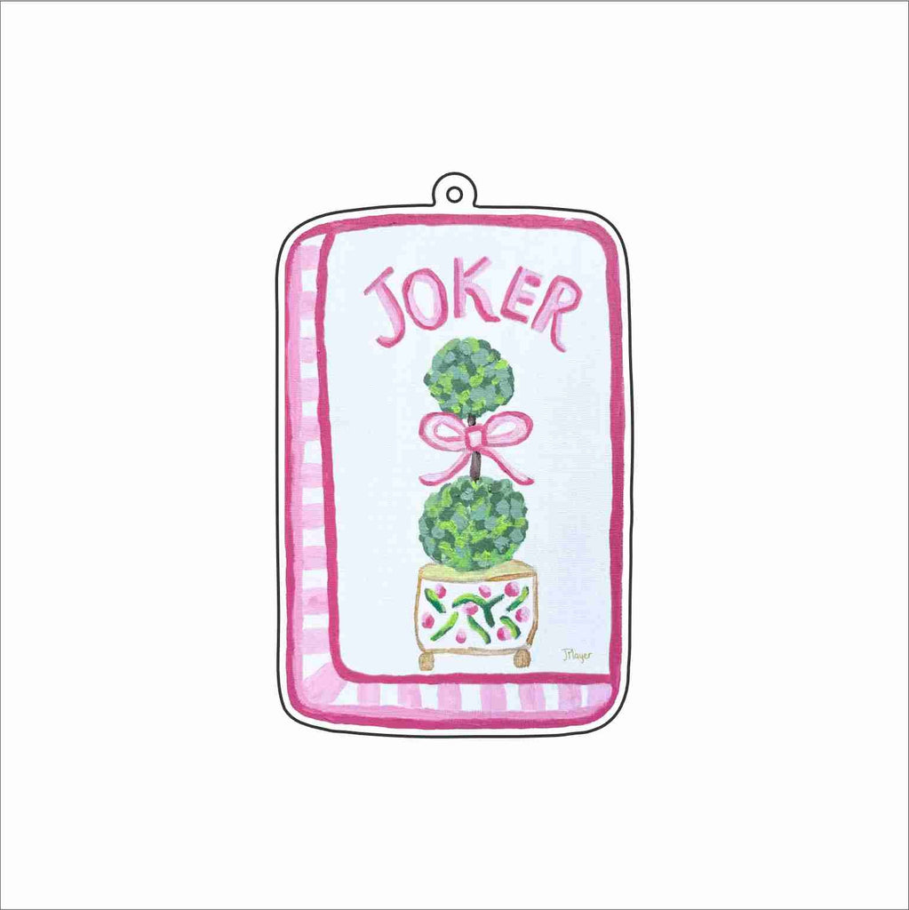 JPA-044 Pink Joker Keychain | 0.125Acrylic Keychain | Case of 4