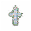 CMS-1923-C10 Cross I Needle Minder | 0.125Acrylic Needle Minder | Set of 10