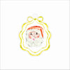 SMJ-012 Yellow Santa Ornament | 0.25Acrylic Ornament