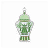 LMB-034 Green Canopy Ginger Jar Ornament | 0.25Acrylic Ornament