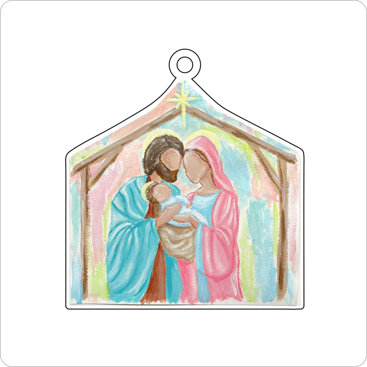 LFW-006 Nativity Ornament | 0.25Acrylic Ornament |