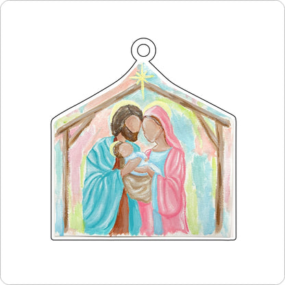 LFW-006 Nativity Ornament | 0.25Acrylic Ornament |