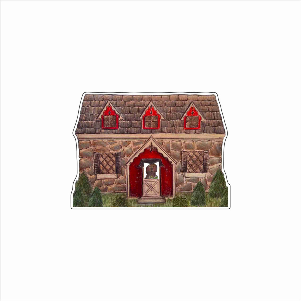 MDP-013 Holiday Cottage Mini | 0.50Acrylic Mini Contour