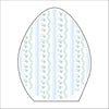 AWA-055 Egg Blue White Small | 0.75in. Acrylic |