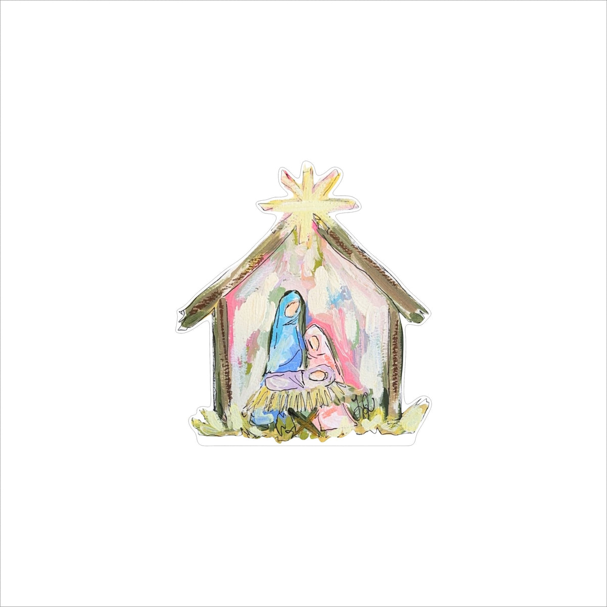 KNJ-005 2026 Nativity Scene | 0.75Acrylic Contour