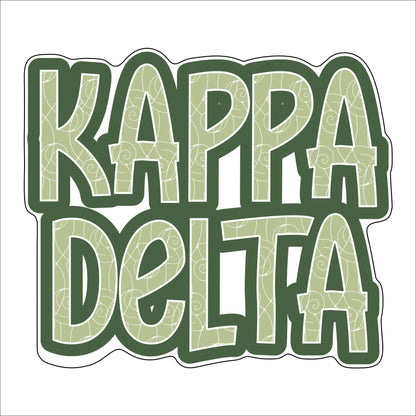 Kappa Delta | 0.50in. Acrylic Mini |