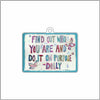 CMS-1889 Purposefully You Dolly Ornament | 0.25Acrylic Ornament & Ribbon
