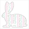 AWA-044 Bunny Pink White | 0.75in. Acrylic |