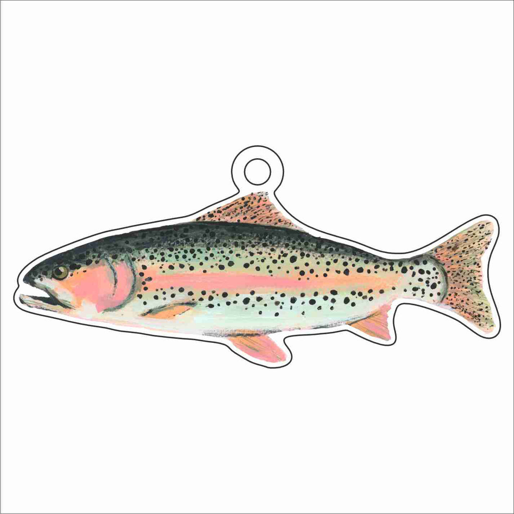 HNF-006 Rainbow Trout Ornament | 0.25Acrylic Ornament