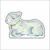 KHA-229 Nativity Sitting Lamb | 0.75 Acrylic